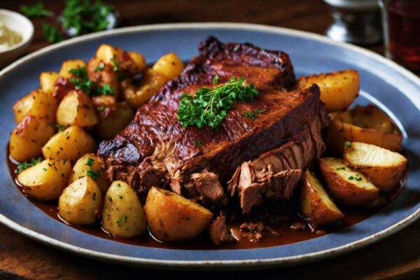 recette de rosbeef aux pommes de terre
