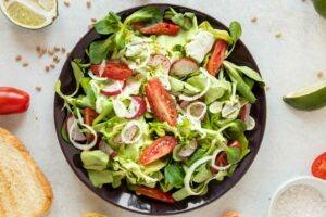 recette saucisse sèche salade 